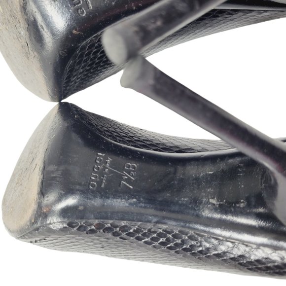 Gucci Gisele Peep Toe Pumps - Picture 7 of 8